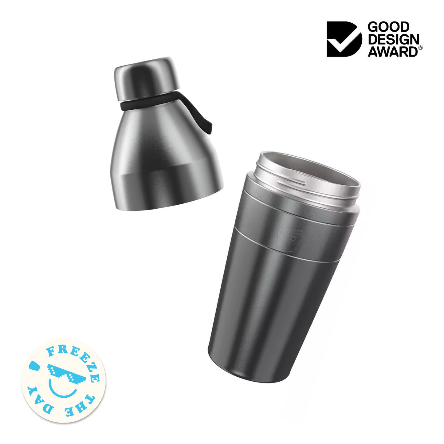 Helix Bottle - L 660ml | White Chrome