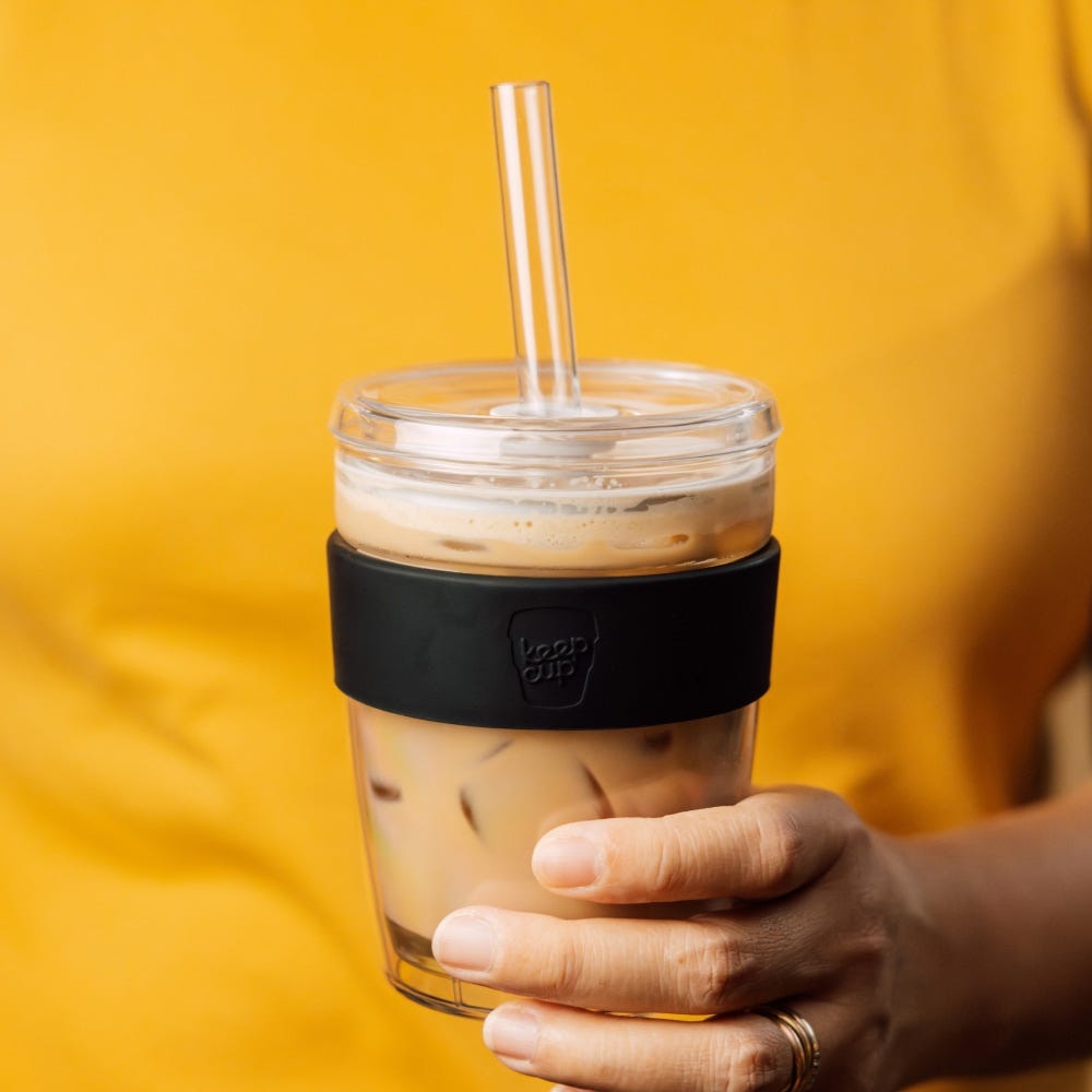 Cold Cup Longplay Boba - M 12oz | Black