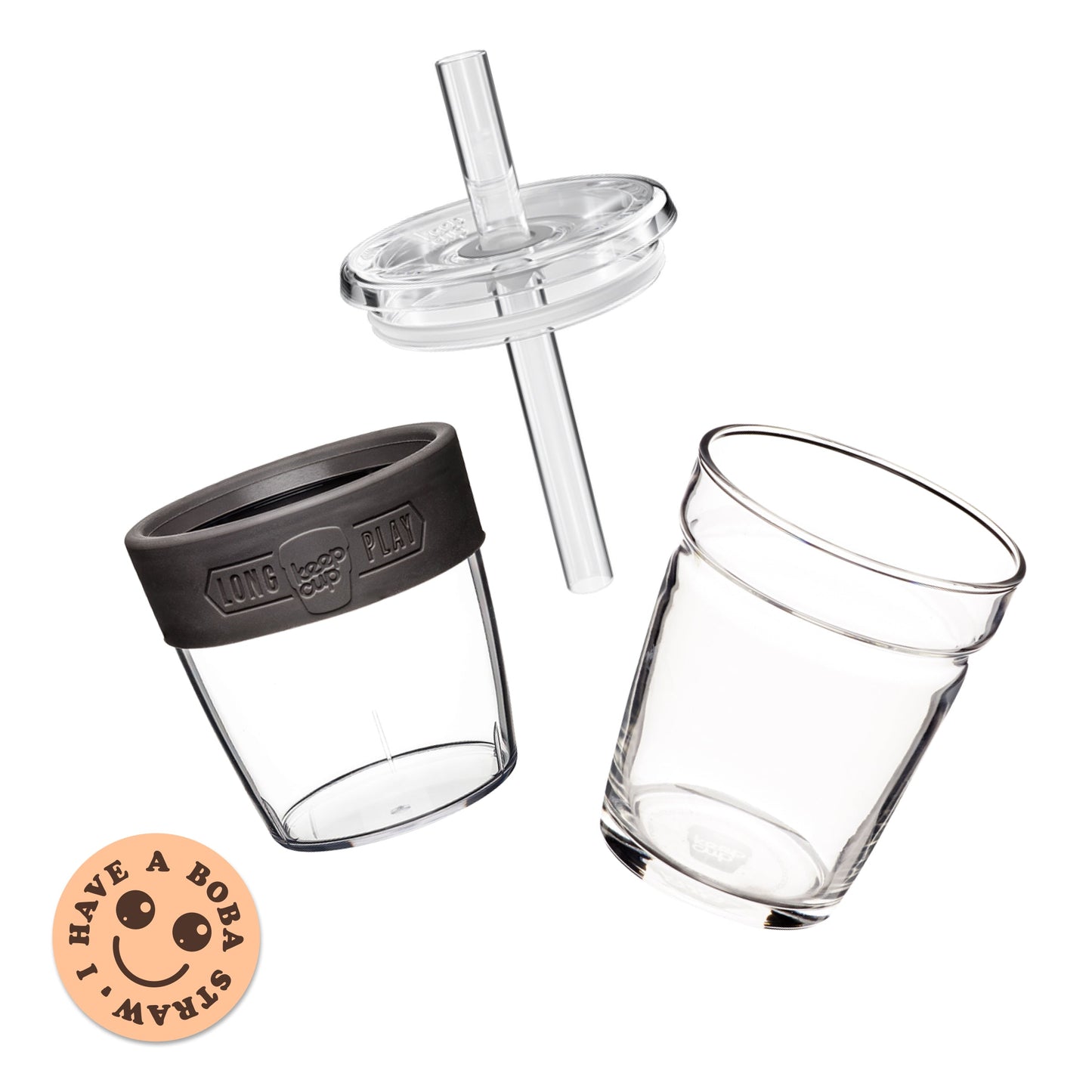 Cold Cup Longplay Boba - M 12oz | Clay