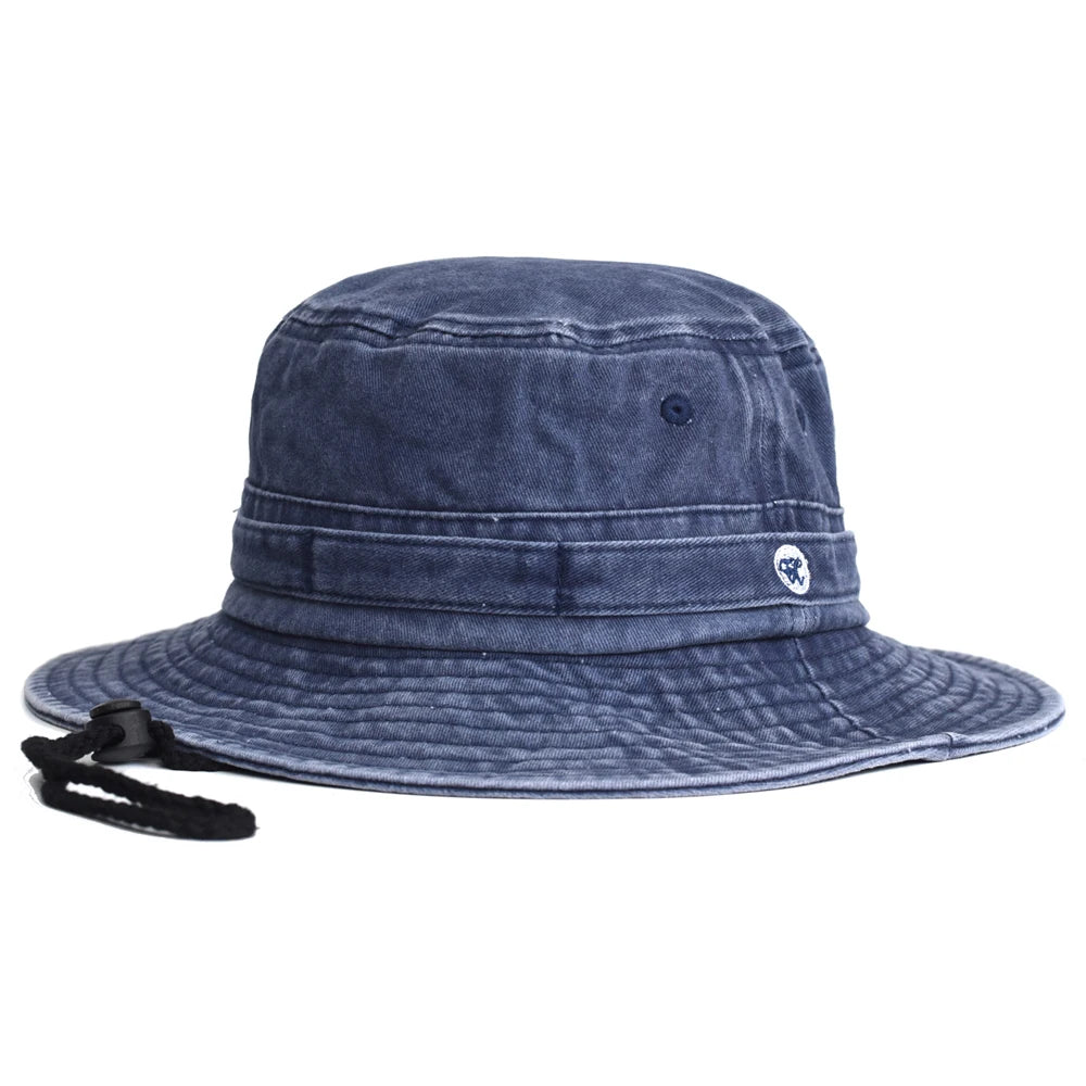 Washed Cotton Bucket Hats Spring Summer Men Women Panama Hat Fishing Hunting Cap Sun Protection Caps Outdoor Sun Hat