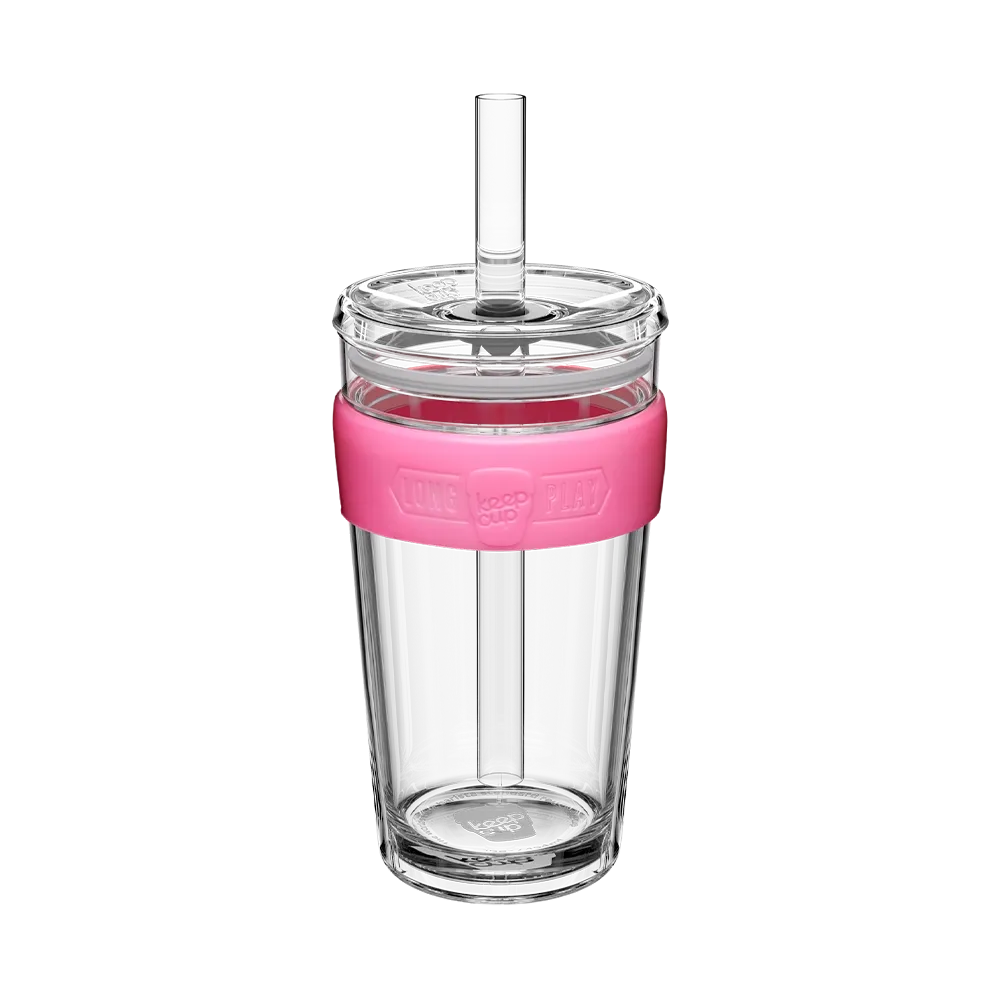 Cold Cup Longplay Boba - L 16oz | Flamingo